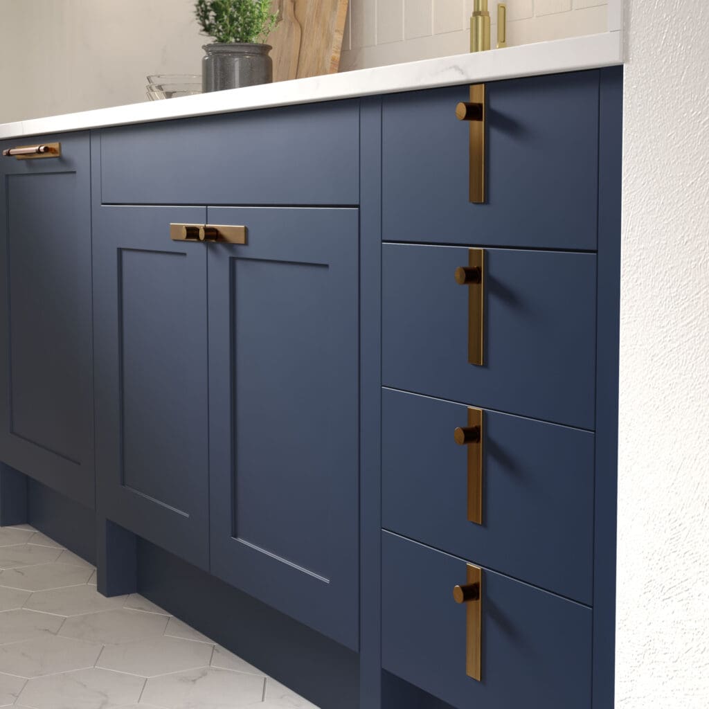 Shaker Kitchens Gloucestershire: Timeless Design, Built for Modern Living 4 Hunton, Porcelain & Hartforth Blue