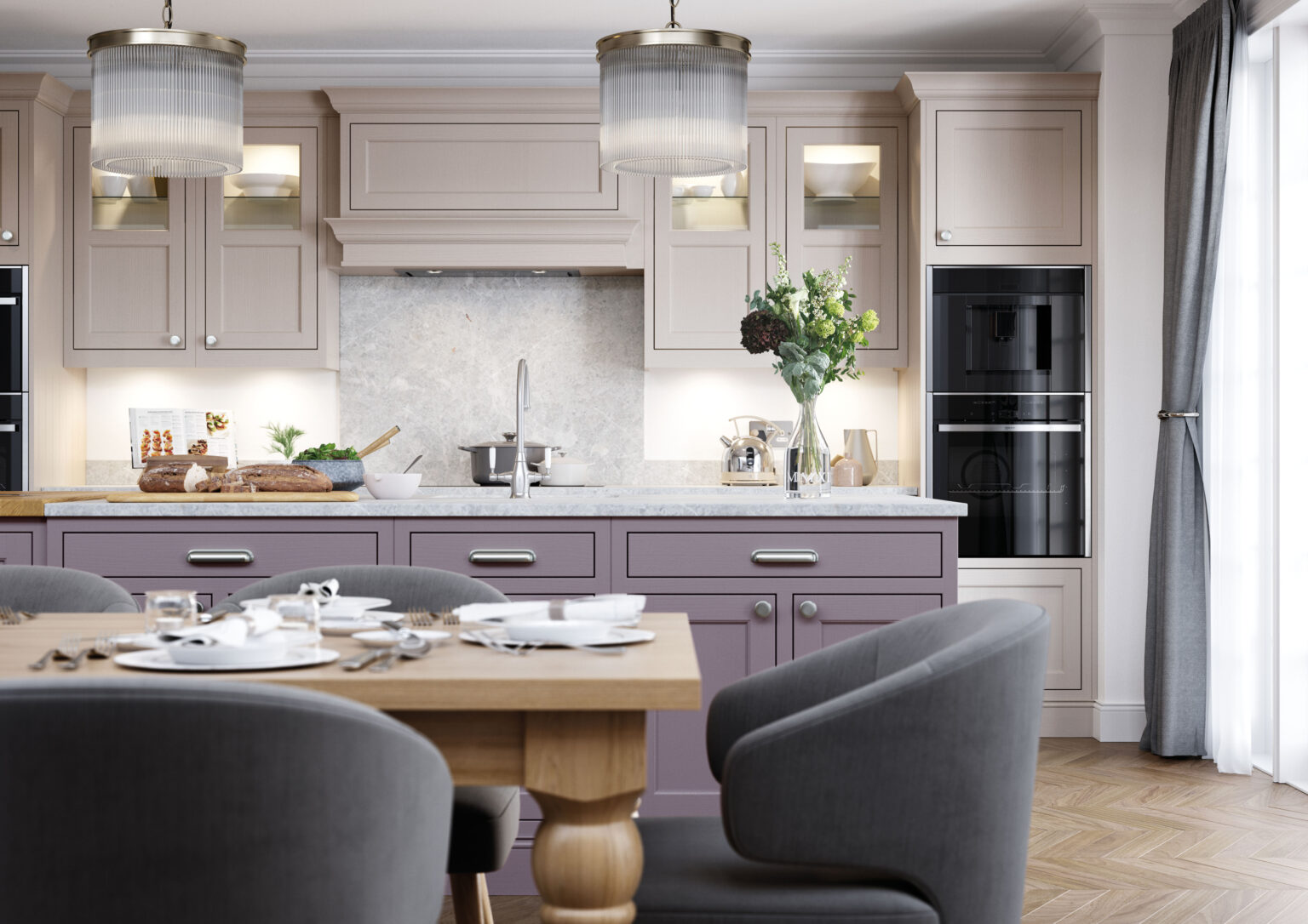 Kitchen Stori &#8211; Belgravia-Lavendar Grey &#038; Cashmere