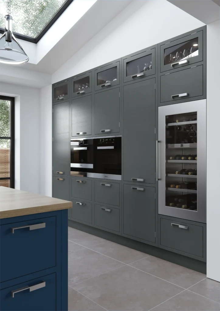 Aisling - Aurora, Light Grey, Gun Metal Grey & Parisian Blue