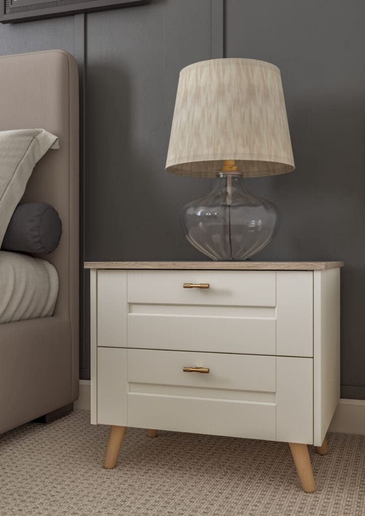 Belsay Smooth Bedroom, Cashmere