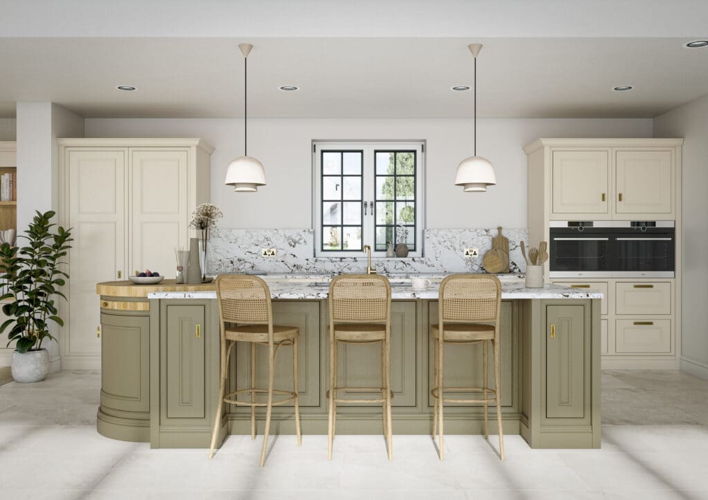 Clarendon Beaded, Olive & Mussel