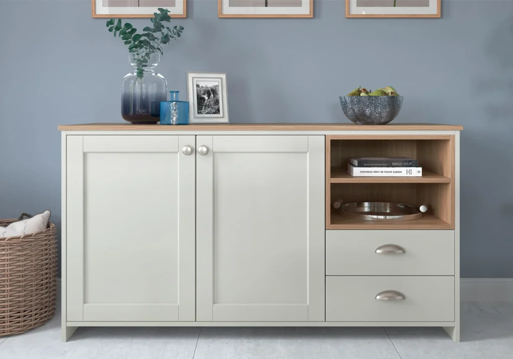 Dawson Side Board, Light Grey
