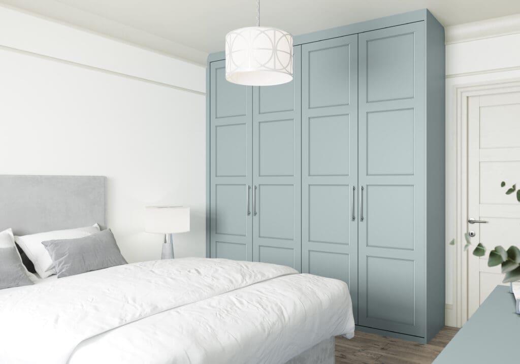 Stanhope Elsdon Bedroom, Blue Canvas
