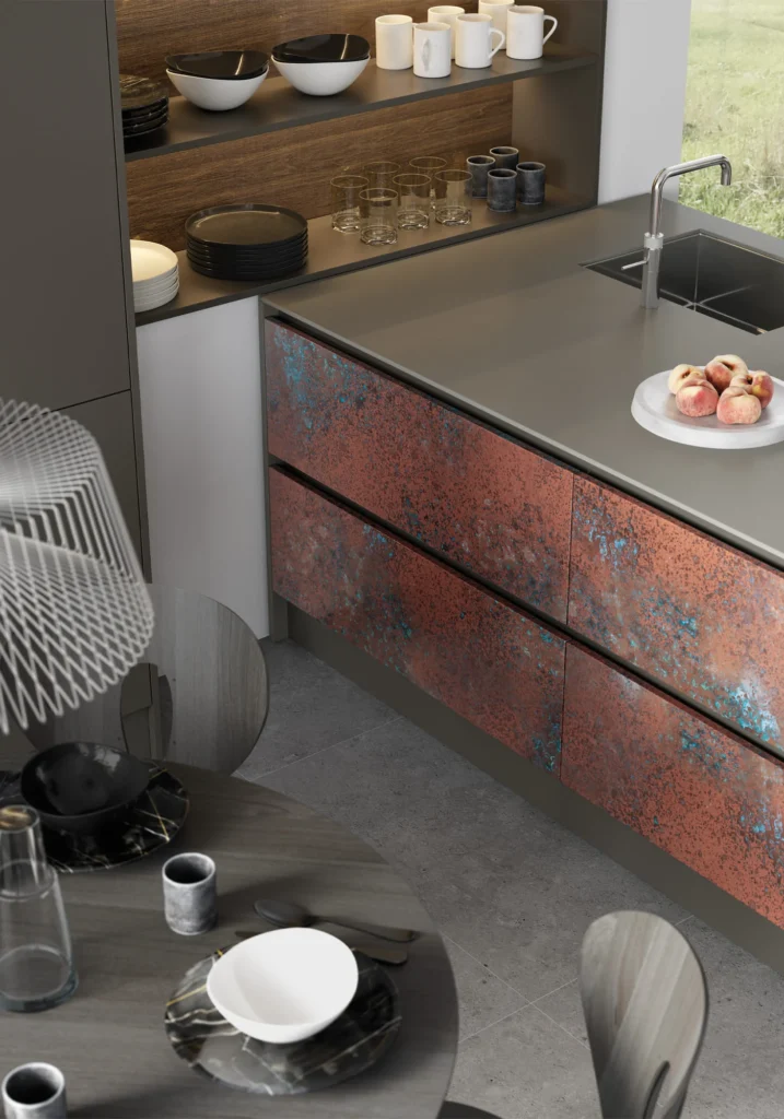 Ferro, Oxidized Copper, Rezana & Espresso-Oak