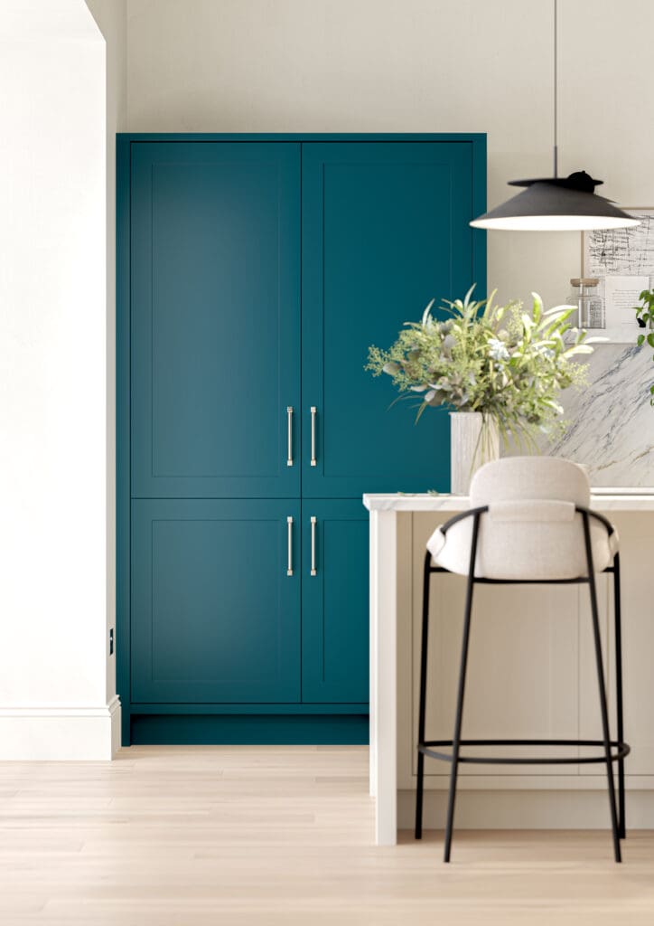 Hunton, Majestic Teal & Dove Grey