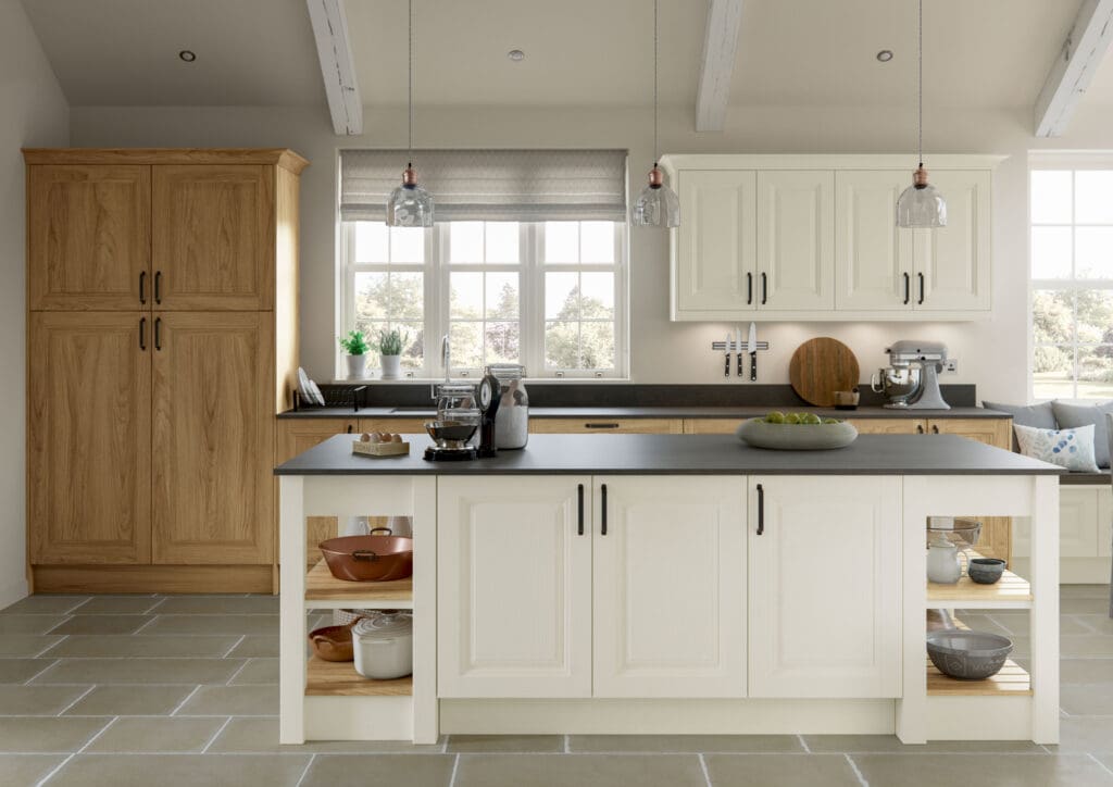 Jefferson, Light Oak & Ivory