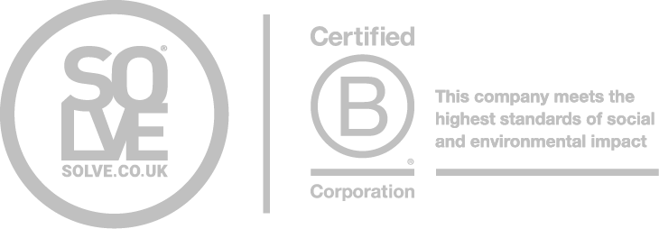 Solve Logo Grey BCorp