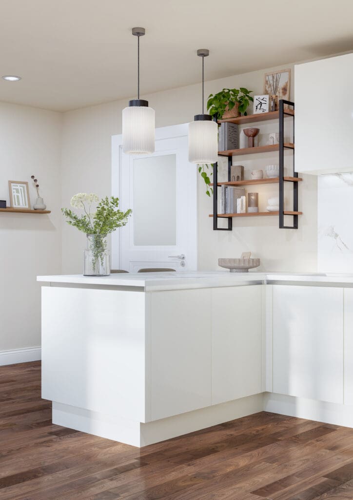 Stanhope Modern Whitfield, Gloss White