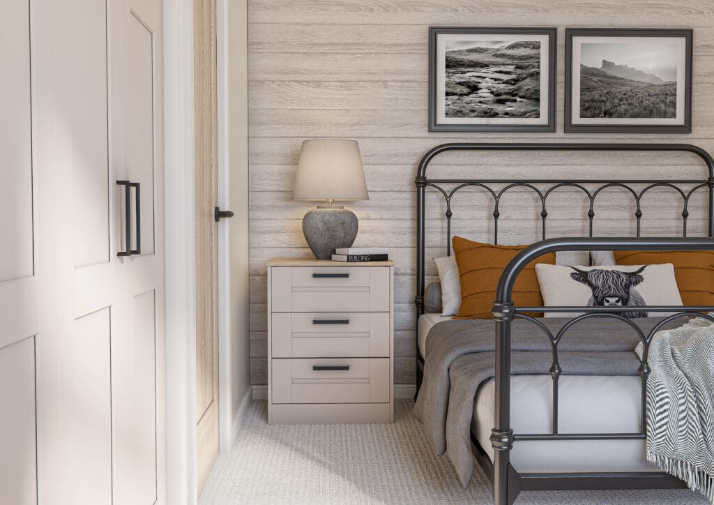 Belsay Smooth Bedroom, Cashmere