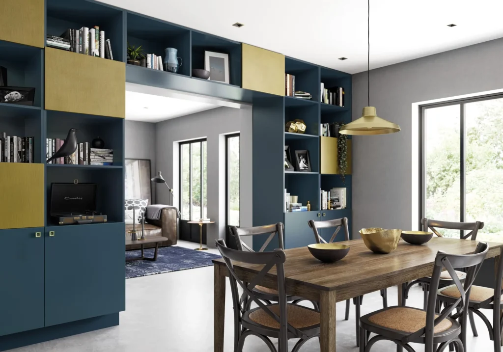 Ferro, Brass & Zola Matte, Marine