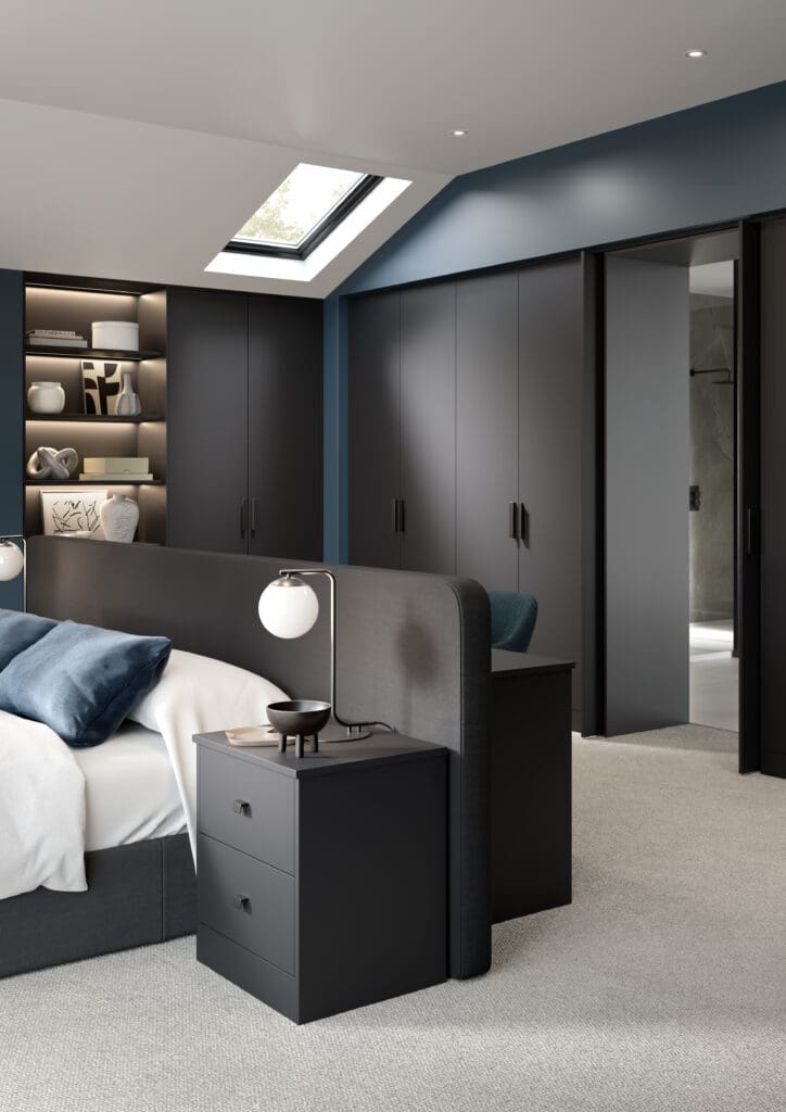 Zola Soft Matte Bedroom, Graphite