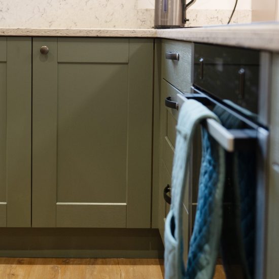 Belsay - Hasson - Reed Green & Taupe Grey