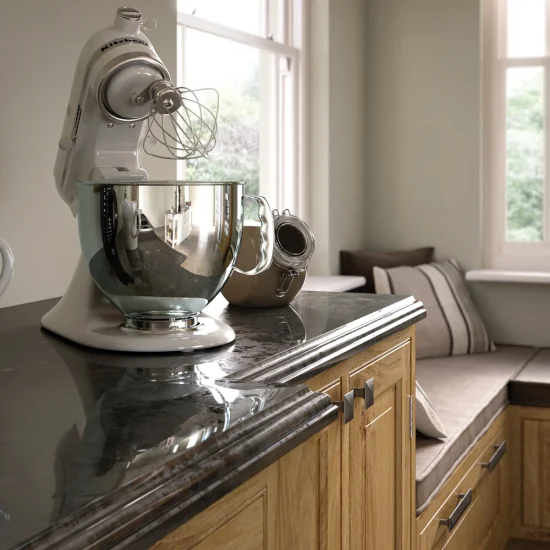 Aisling - Alberta & Belleville, White Cotton & Character Oak