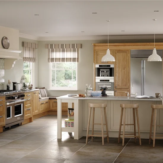 Aisling - Alberta & Belleville, White Cotton & Character Oak