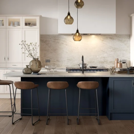 Arrington, Shell & Slate Blue