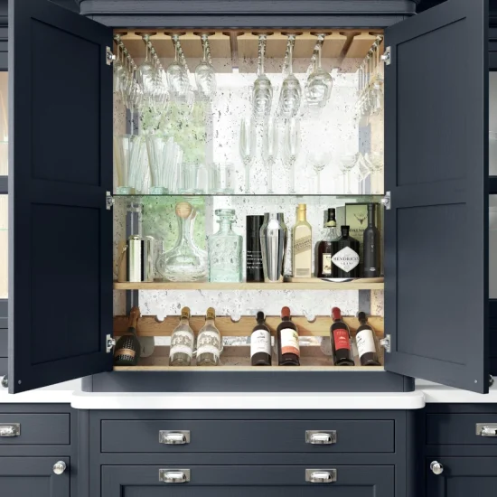 Belgravia in Slate Blue & Porcelain