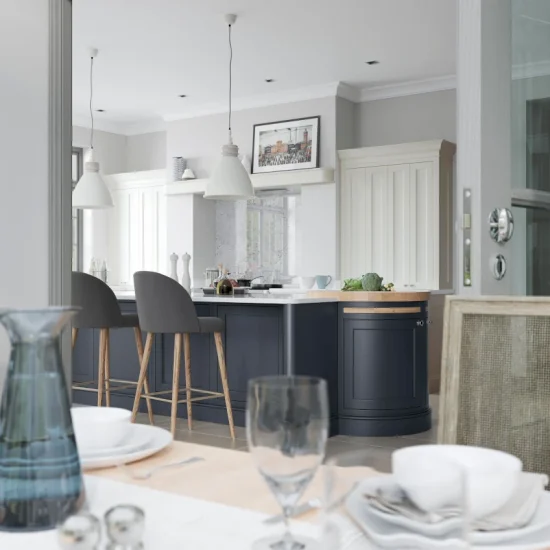 Belgravia, Slate Blue & Porcelain