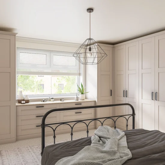 Belsay Smooth Bedroom, Cashmere