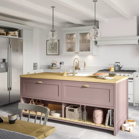 Clifden in Vintage Pink & Light Grey