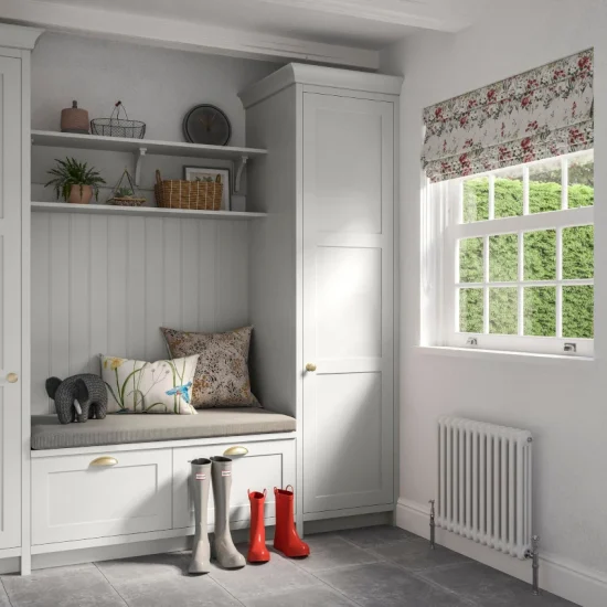 Clifden in Vintage Pink & Light Grey