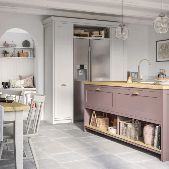 Clifden in Vintage Pink & Light Grey