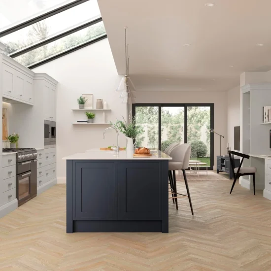 Ellesmere in Slate Blue & Light Grey