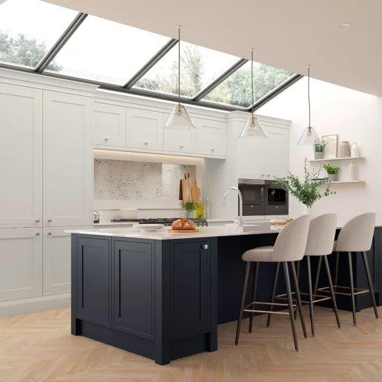 Ellesmere in Slate Blue & Light Grey