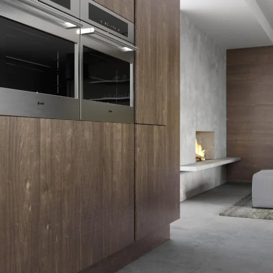 Ferro in Oxidised Copper, Zola Matte Lava, Rezana Espresso Oak