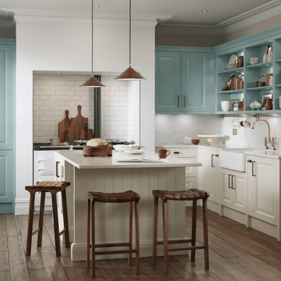 Jacobsen, Taupe Grey & Light Teal