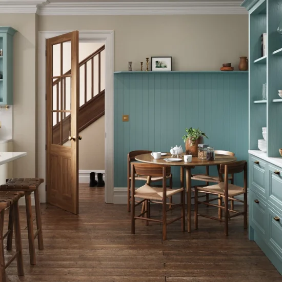 Jacobsen in Taupe Grey & Light Teal