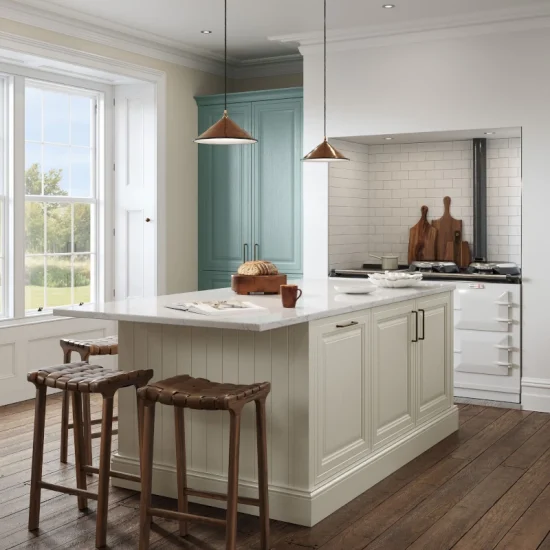 Jacobsen in Taupe Grey & Light Teal