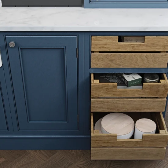 Aisling - Lawrence, Brilliant White & Parisian Blue