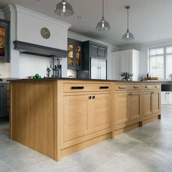 Peterborough, Gun Metal Grey, Brilliant White & White Oak