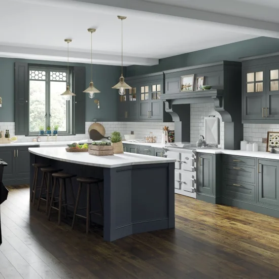 Yorkton, Heritage Green & Slate Blue