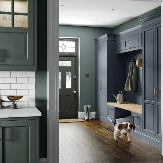 Yorkton, Heritage Green & Slate Blue
