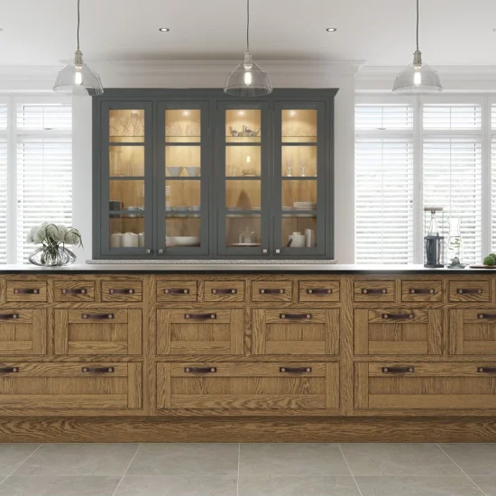 Aisling - Peterborough & Montreal, Gun Metal Grey, Brilliant White & Character Oak
