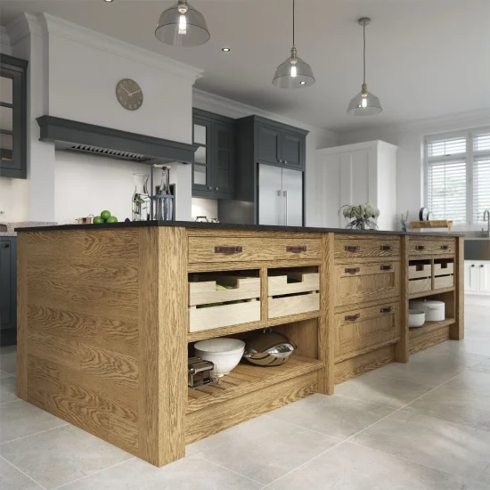 Aisling - Peterborough & Montreal, Gun Metal Grey, Brilliant White & Character Oak