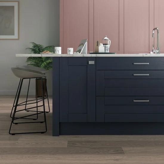 Madison in Vintage Pink & Slate Blue