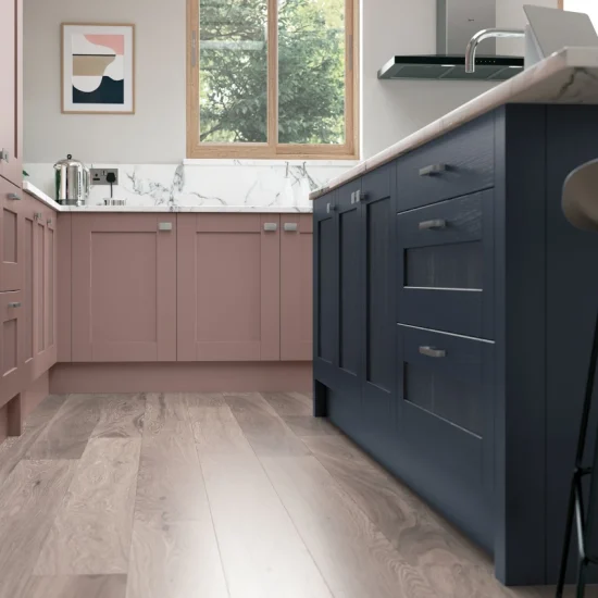 Madison in Vintage Pink & Slate Blue