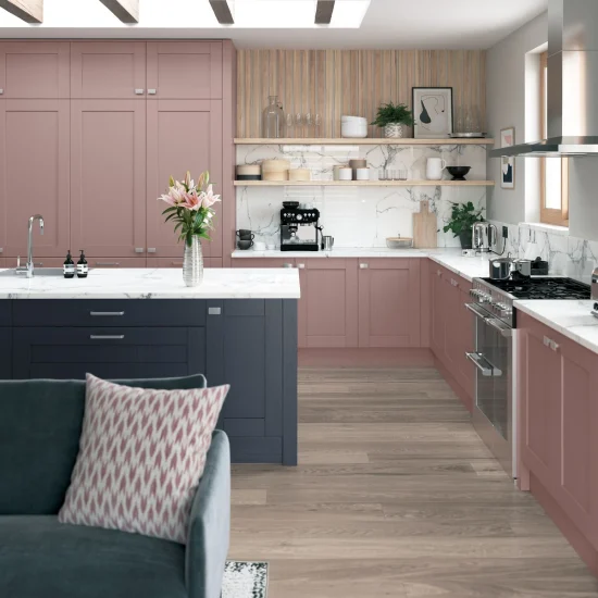 Madison, Vintage Pink & Slate Blue