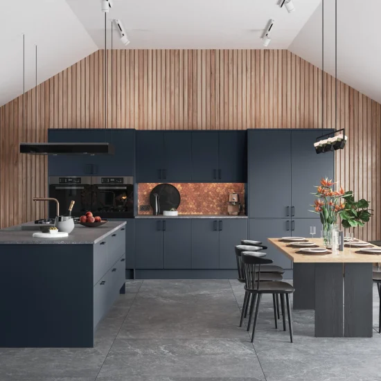 Zola Matte, Slate Blue