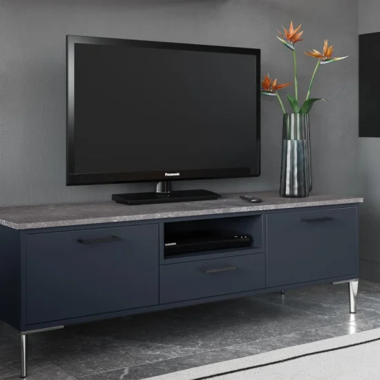 Zola Matte in Slate Blue