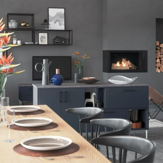 Zola Matte in Slate Blue