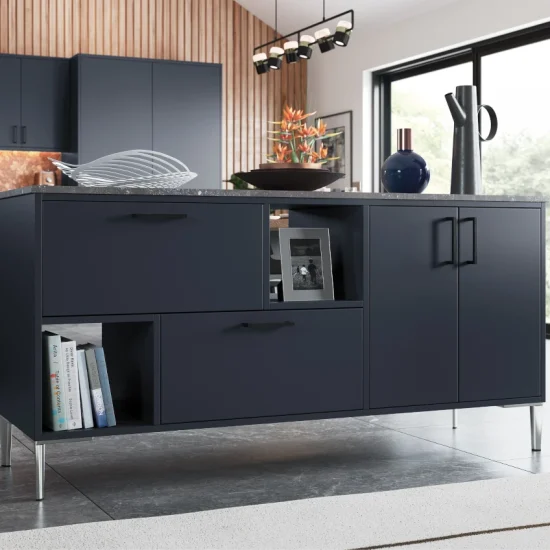 Zola Matte in Slate Blue