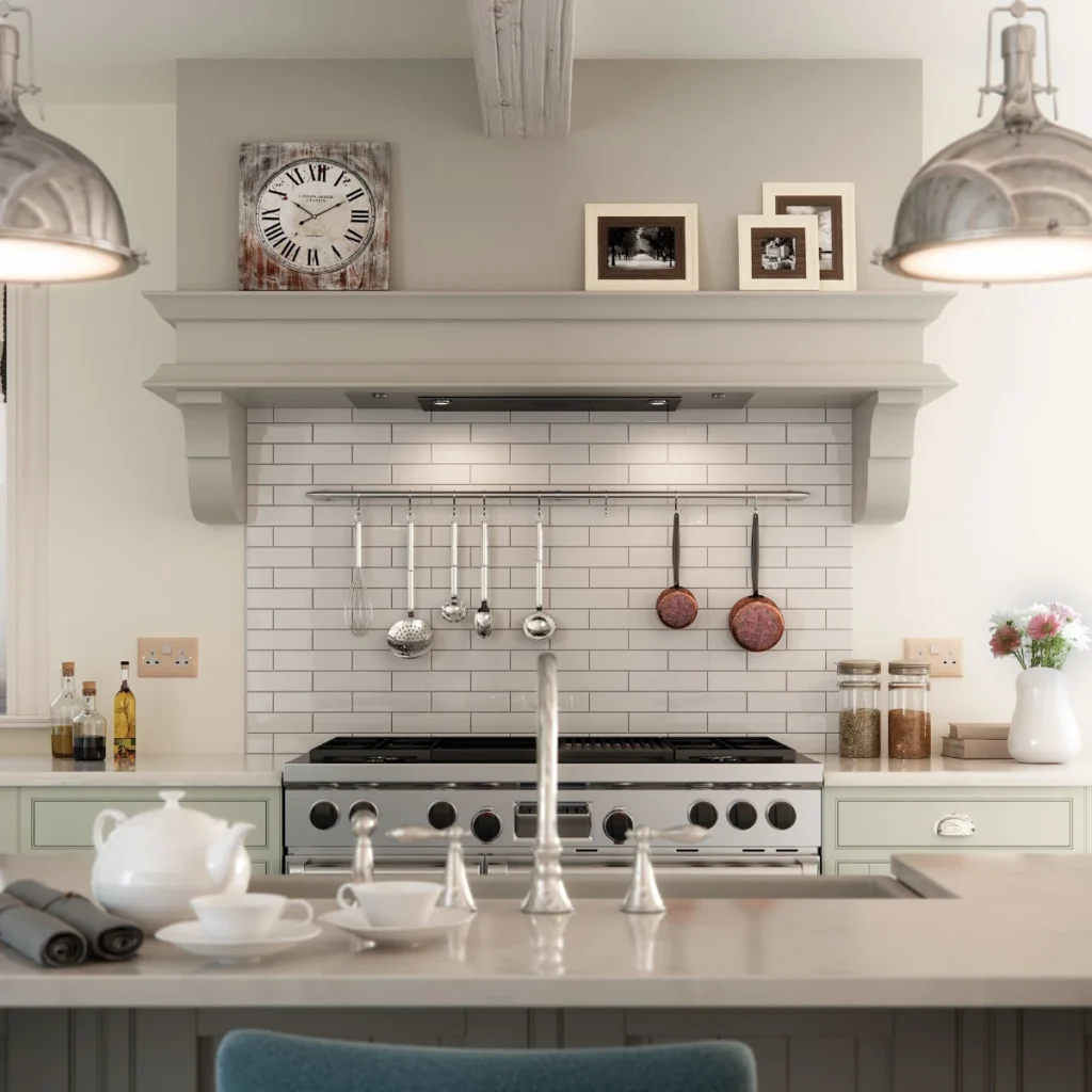 Aisling - Mayfair, Sage Green & Stone