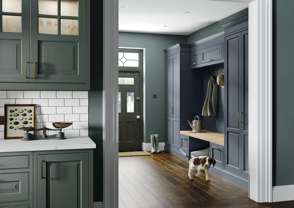 Yorkton, Heritage Green & Slate Blue