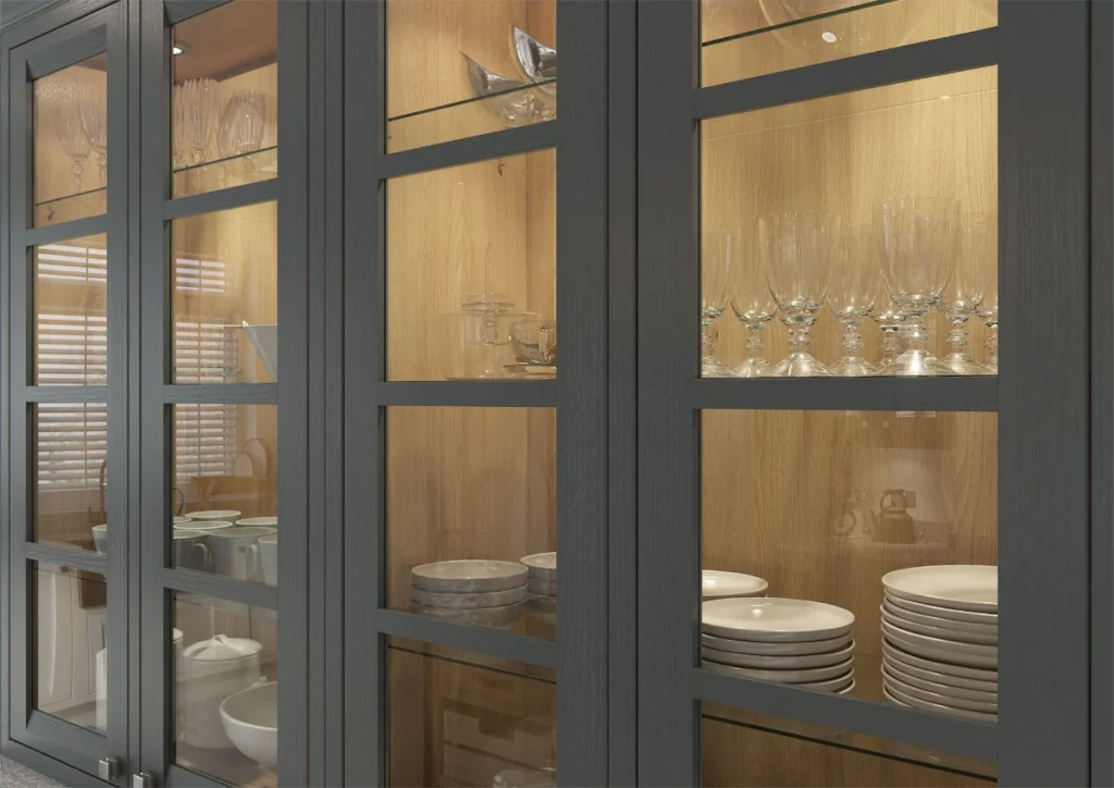 Aisling - Peterborough & Montreal, Gun Metal Grey, Brilliant White & Character Oak